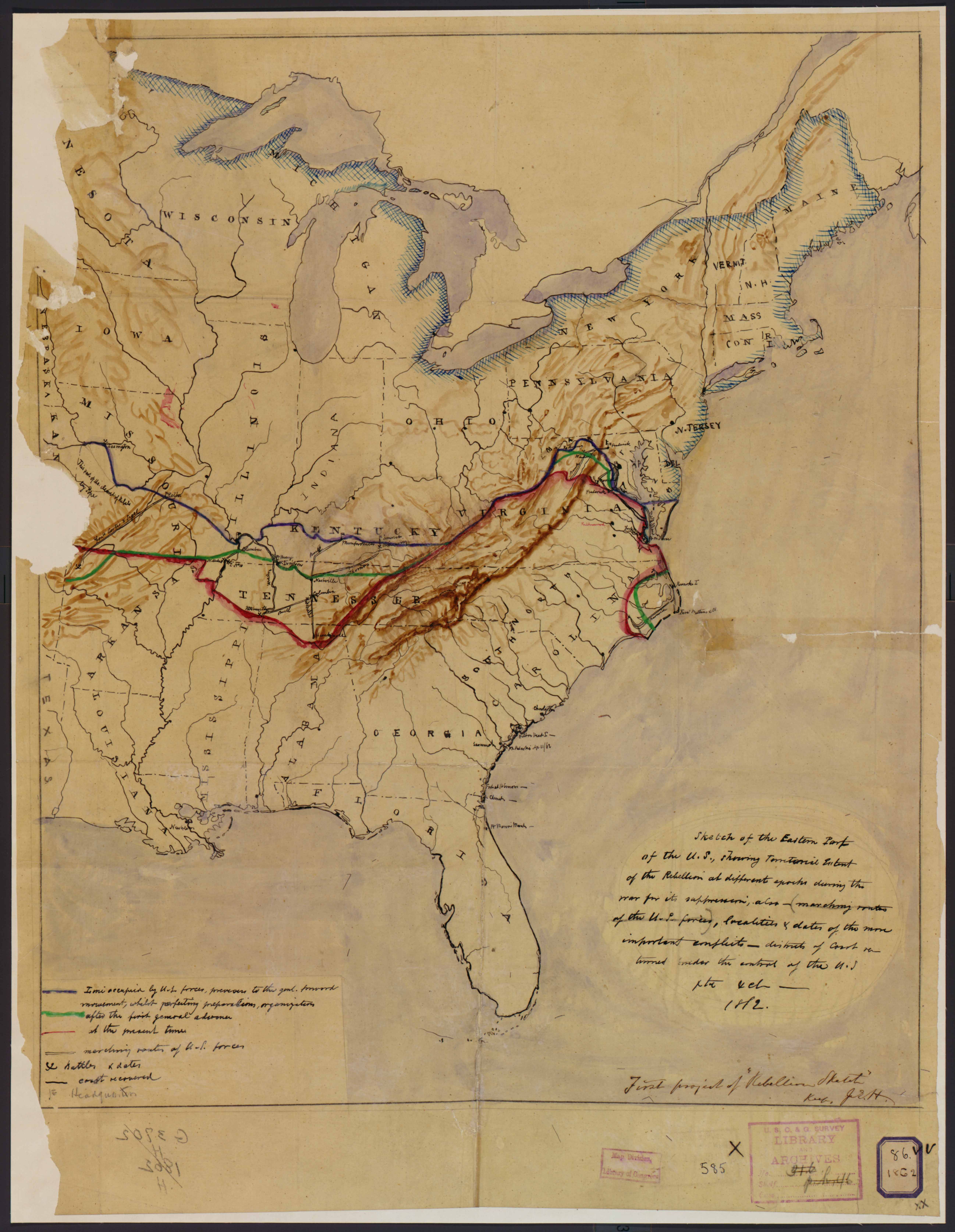 Sketch of the Rebellion for 1862