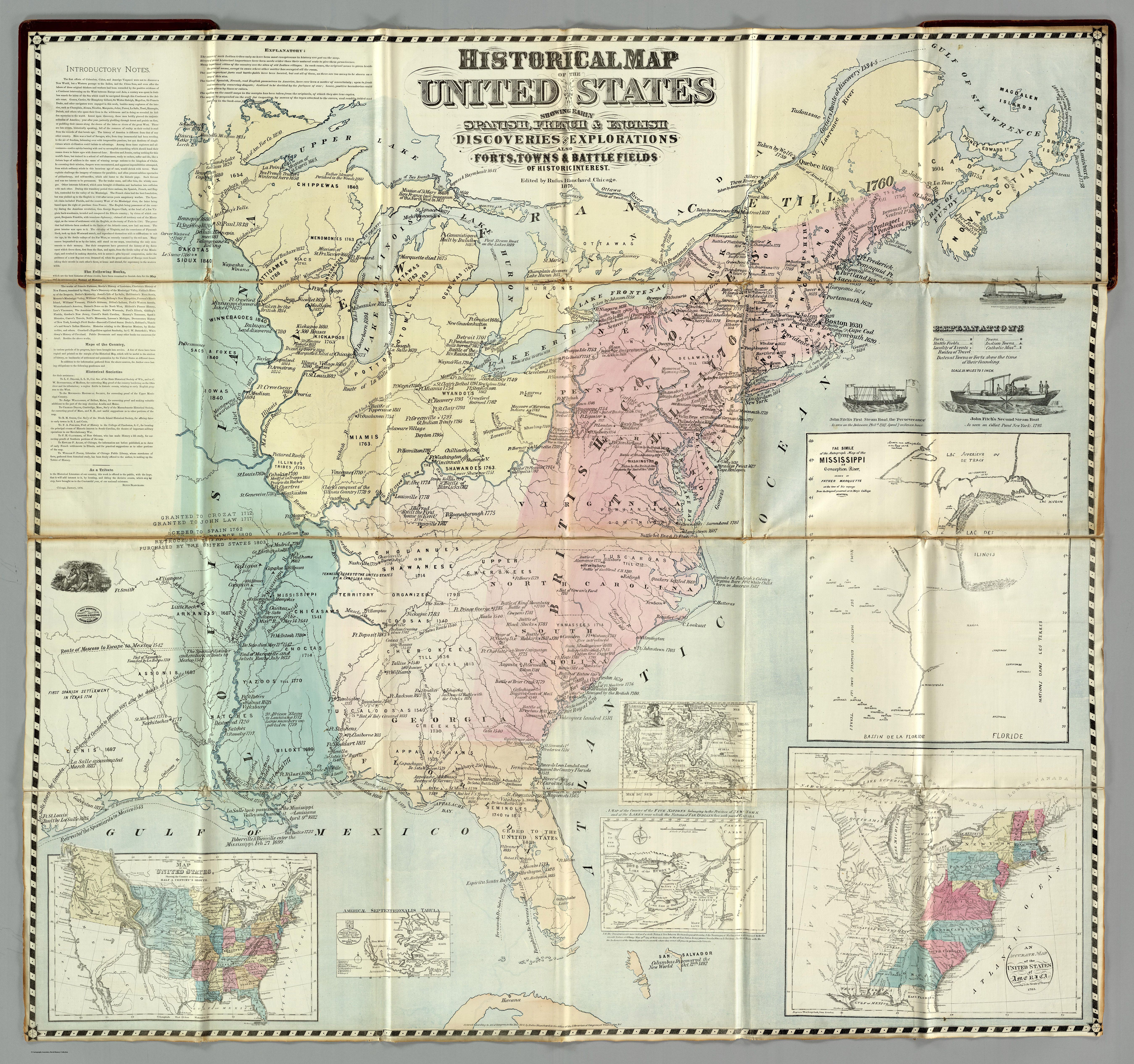 Historical Map of the United States