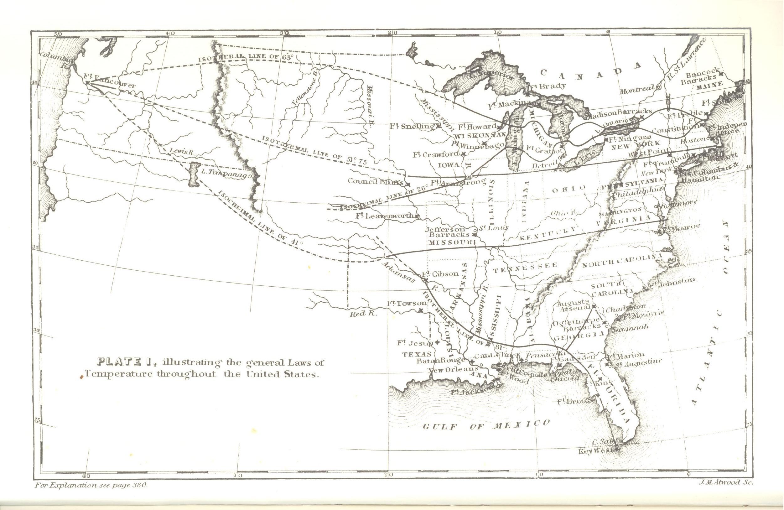 Map of Climate Patterns in the U.S.