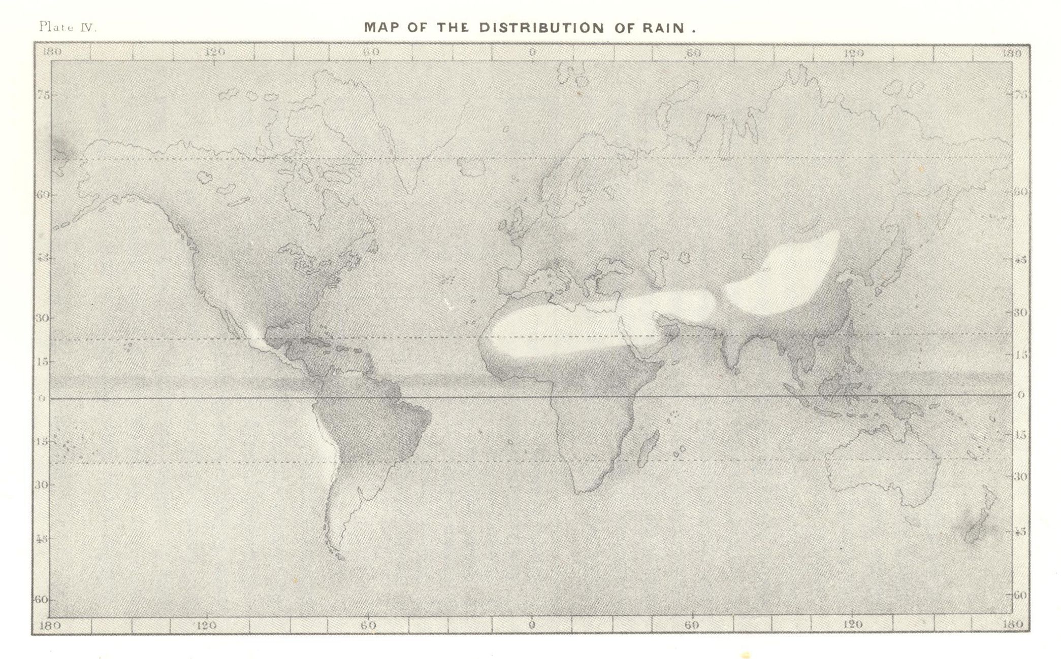 Map of the Distribution of Rain