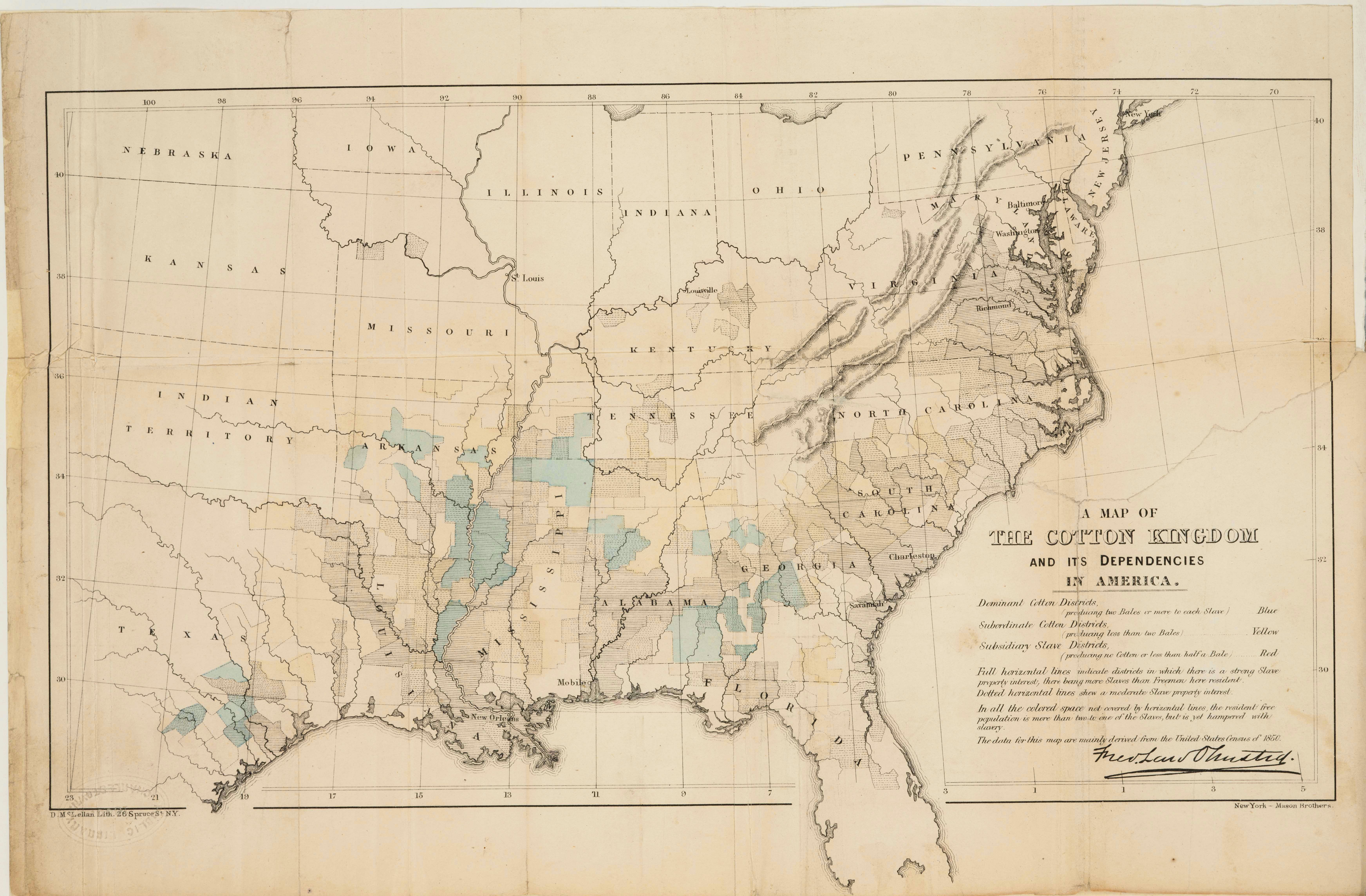The Cotton Kingdom and its Dependencies