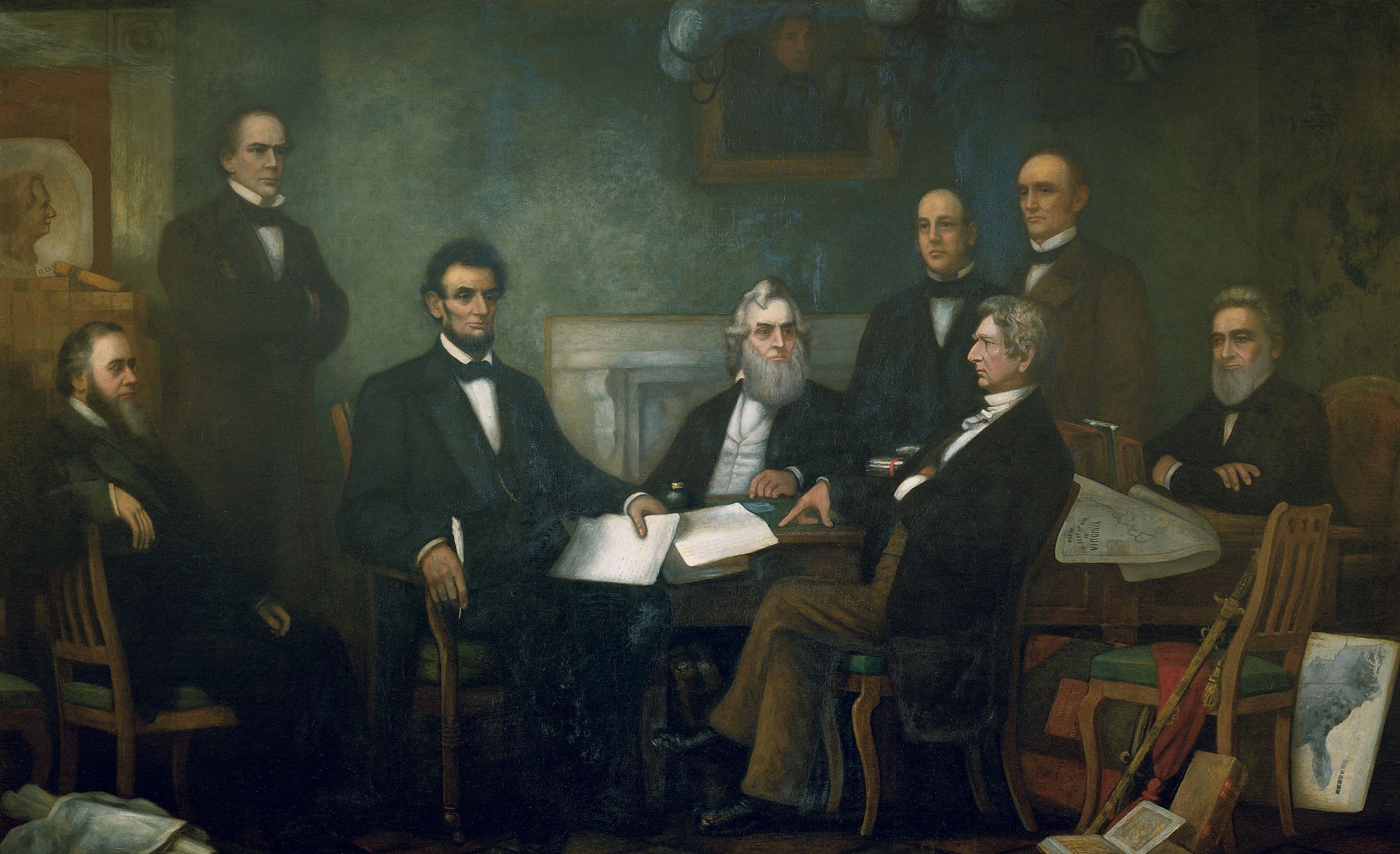 First Reading of the Emancipation Proclamation of President Lincoln