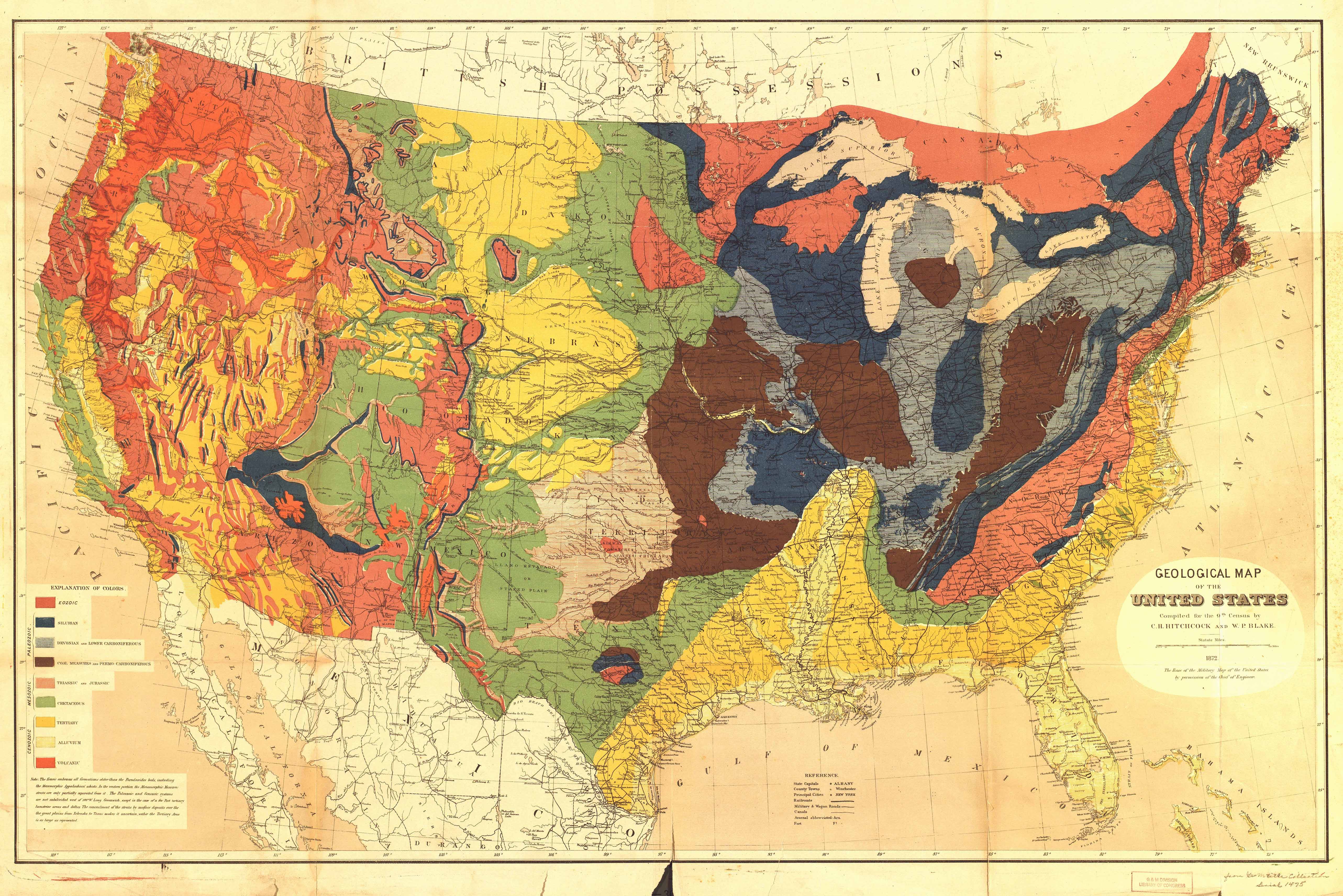 Geological Map of the United States
