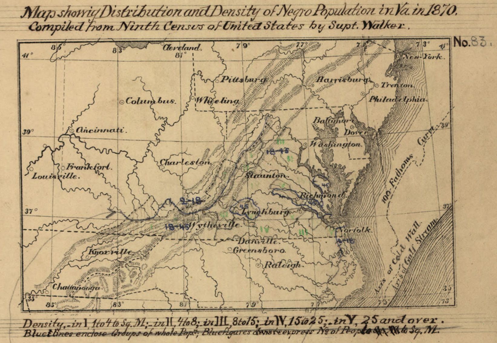 Map of Black Population in Virginia