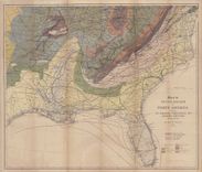 Map of the Cotton Regions of North America