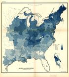 Map of the Distribution of Deaths from Consumption Compiled from the Ninth Census