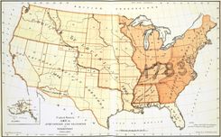 United States. Area: Acquisition and Transfer of Territory 1780 to 1870