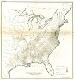 Map of the “Colored Population” Compiled from the Ninth Census